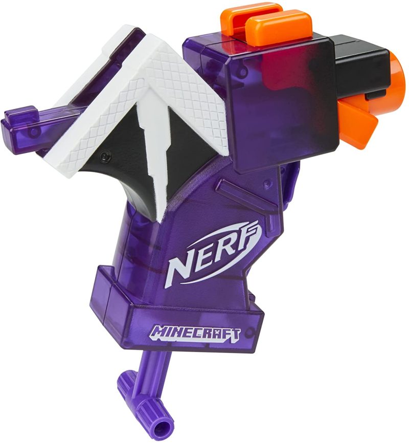 Hasbro Nerf MicroShots Minecraft Ender Dragon Mini Blaster, Minecraft Dragon Mob Design, Includes 2 Official Nerf Elite Darts, Priming Handle, F4423 - Image 4