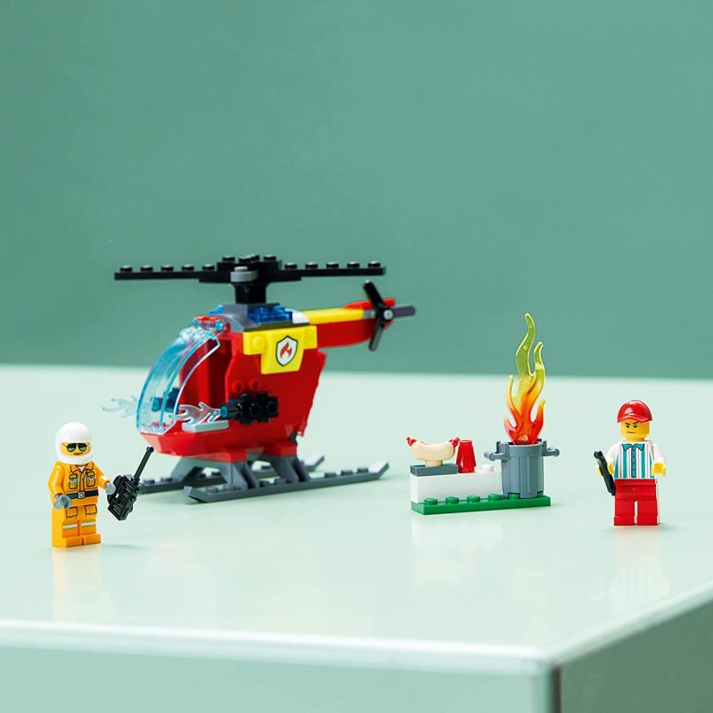 LEGO City Fire Helicopter(53 Pieces) Building Sets - Image 6