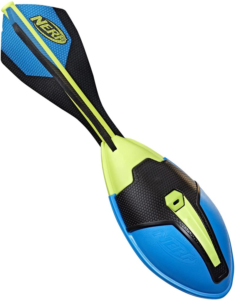 Hasbro Nerf Vortex Ultra Grip Football, Designed for Easy Catching, Howling Whistle Sound, Distance-Optimizing Tail, All-Weather Play, Toy Football