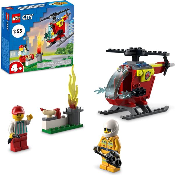 LEGO City Fire Helicopter(53 Pieces)  Building Sets