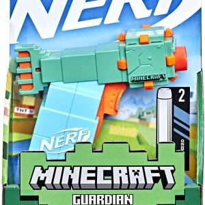 Hasbro Nerf MicroShots Minecraft Ender Dragon Mini Blaster, Minecraft Dragon Mob Design, Includes 2 Official Nerf Elite Darts, Priming Handle, F4423 - Image 3