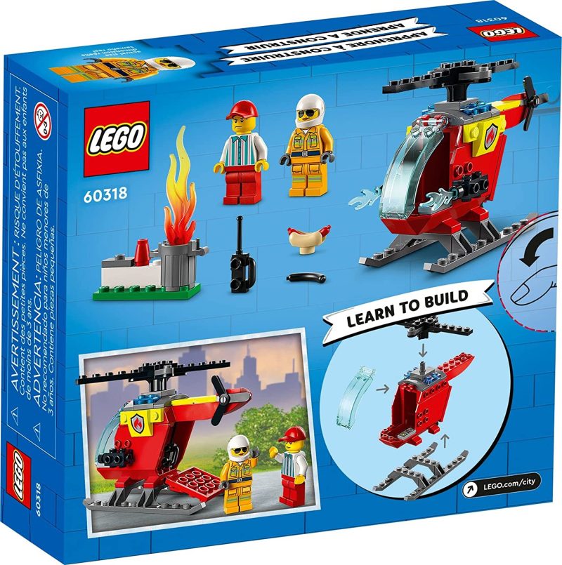 LEGO City Fire Helicopter(53 Pieces) Building Sets - Image 4
