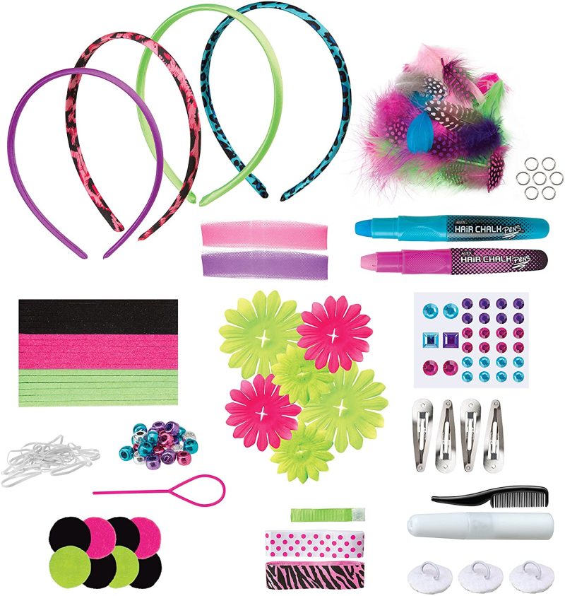ALEX Toys - Spa Fun, Tattoo's and More, Ultimate Hair Accessories Salon Activity Kit with (8) Accessories - Image 3