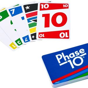 Mattel Phase 10 Card Game, Multi Color - Image 2