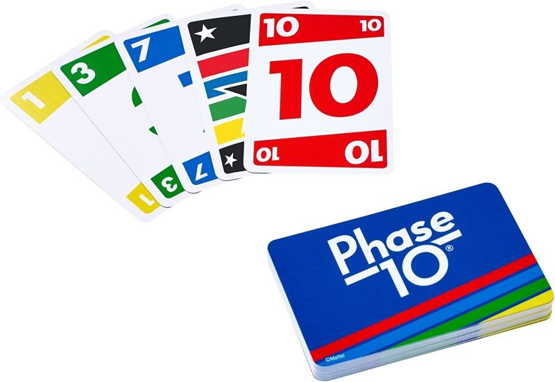 Mattel Phase 10 Card Game, Multi Color - Image 2