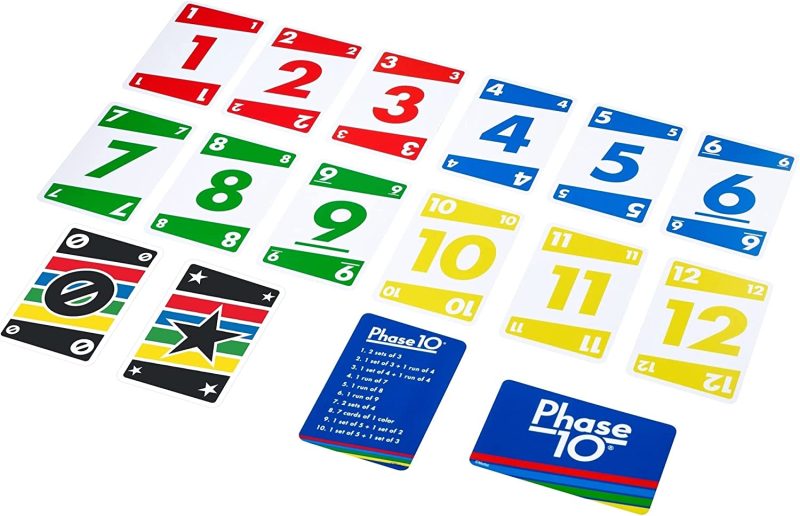 Mattel Phase 10 Card Game, Multi Color - Image 3
