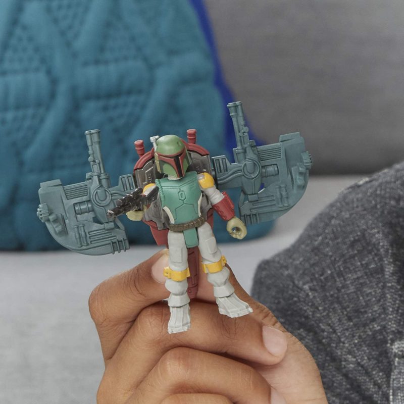Star Wars Mission Fleet Gear Class Boba Fett Capture in The Clouds 2.5-Inch-Scale Figure and Vehicle, Toys for Kids Ages 4 and Up - Image 7