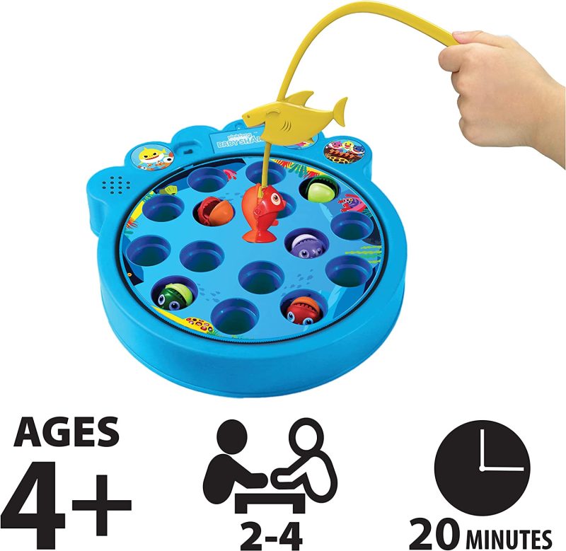 Pinkfong Baby Shark Let's Go Hunt Musical Fishing Game Learning Educational Toy Preschool Board Game Summer Toy, for Families and Kids Ages 4 and Up - Image 2