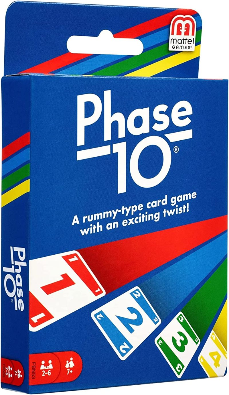 Mattel Phase 10 Card Game, Multi Color