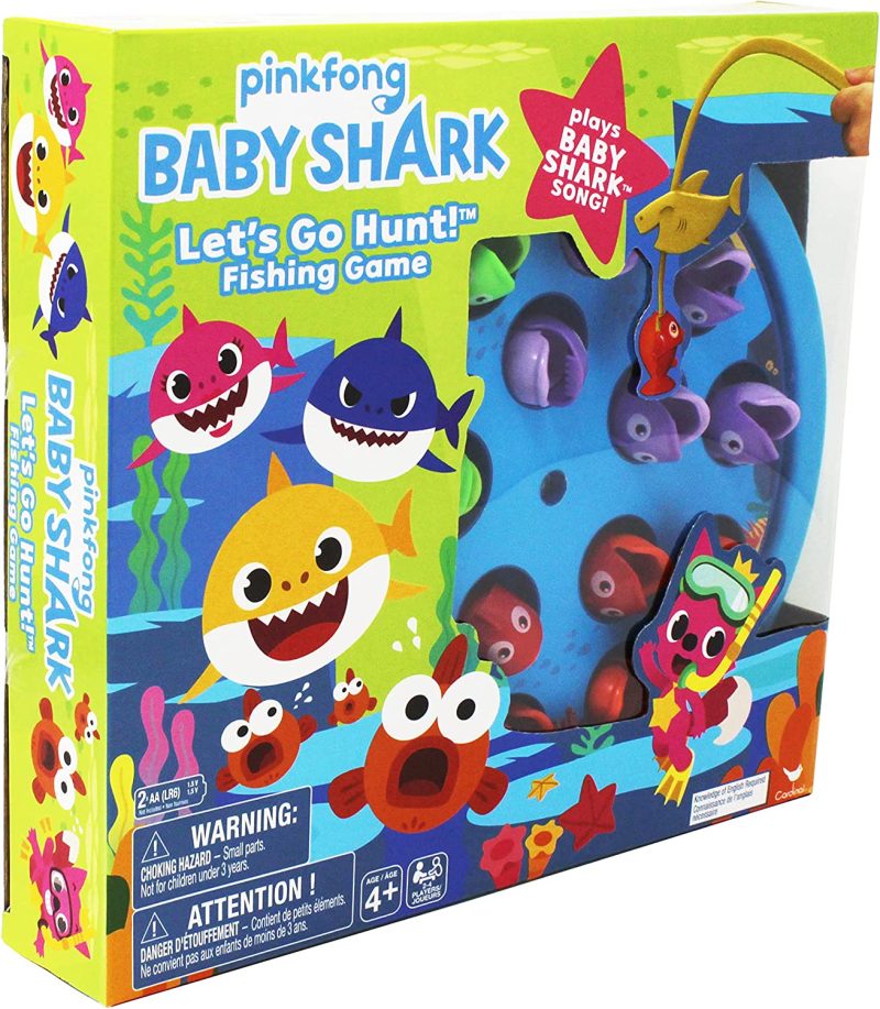 Pinkfong Baby Shark Let's Go Hunt Musical Fishing Game Learning Educational Toy Preschool Board Game Summer Toy, for Families and Kids Ages 4 and Up - Image 4