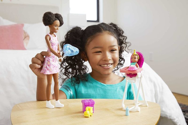 Barbie Skipper Babysitters, Inc. Dolls and Party Time Playset, Black Hair - Image 8