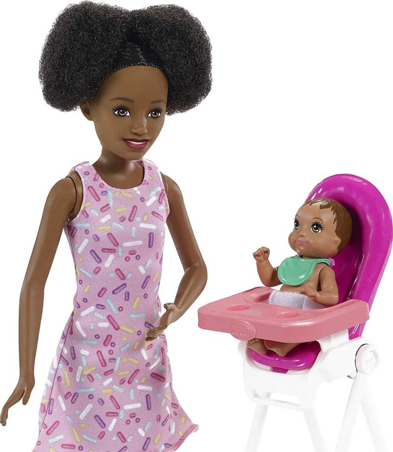 Barbie Skipper Babysitters, Inc. Dolls and Party Time Playset, Black Hair - Image 5
