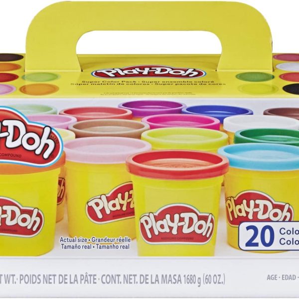 Hasbro A7924AS5 Play-Doh Super Color Pack of 20 Cans