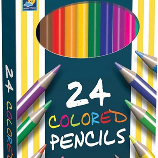 Sargent Art 22-7224 24 Count Assorted Colored Pencils