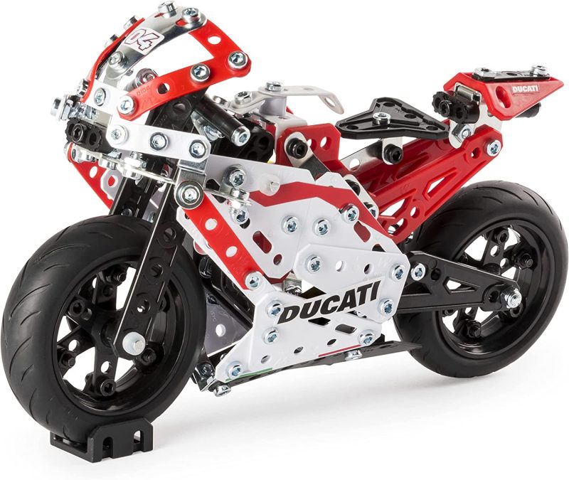 Meccano by Erector Ducati Desmosedici GP STEM Building Kit with Coil-Spring Suspension, for Ages 10 and Up - Image 2