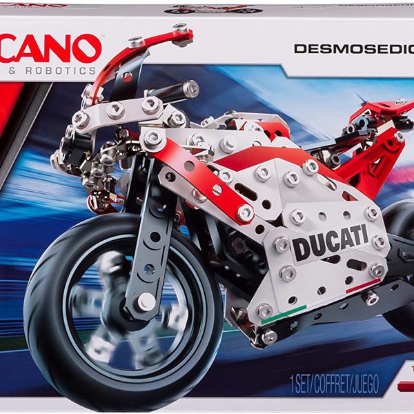 Meccano by Erector Ducati Desmosedici GP STEM Building Kit with Coil-Spring Suspension, for Ages 10 and Up