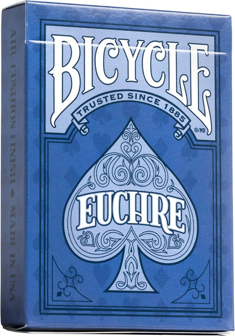Bicycle Euchre Playing Card Deck - 9 Through Ace - Double Deck , Blue