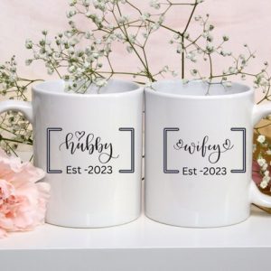 Hubby and Wifey SVG - Mr and Mrs SVG - Love Design - Image 2