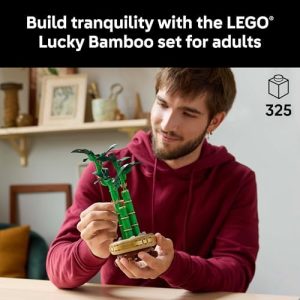 LEGO Botanicals Lucky Bamboo Building Set - Artificial Plant for Indoor Home Décor, Adults Ages 18+ - Fake Plant Decoration for Table, Desk, Office - Gift for Mother's Day - 10344, Building Sets - Image 2